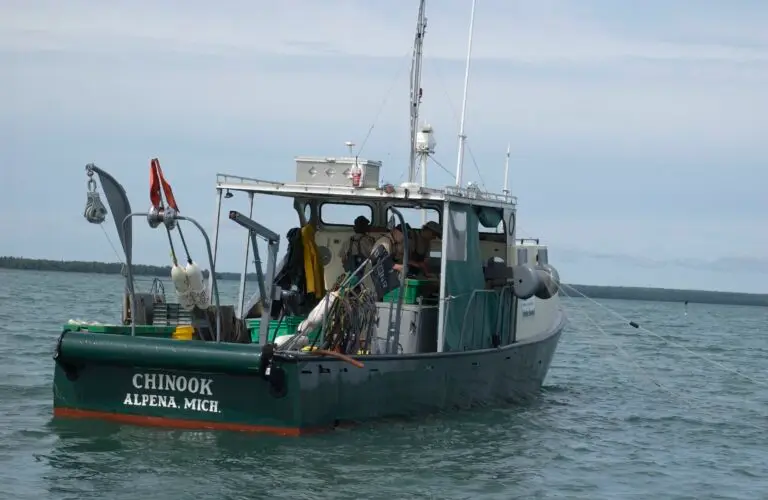 Gill Net Survey with Research vessel "Chinook" 2002