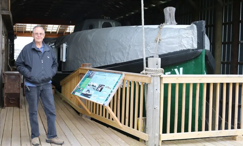 Clarence "Tuffy" Cross and Katherine V Commercial Fishing Exhibit at the Besser Museum for Northeast Michigan